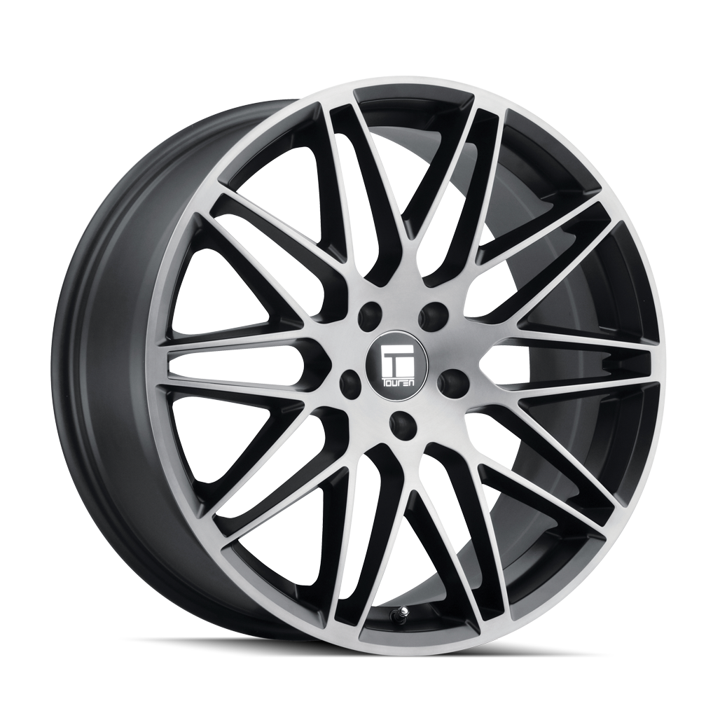 TOUREN TR75 3275 20x9 5x114.3  35 72.6 BRUSHED MATTE BLACK W/ DARK TINT - TheWheelShop.ca