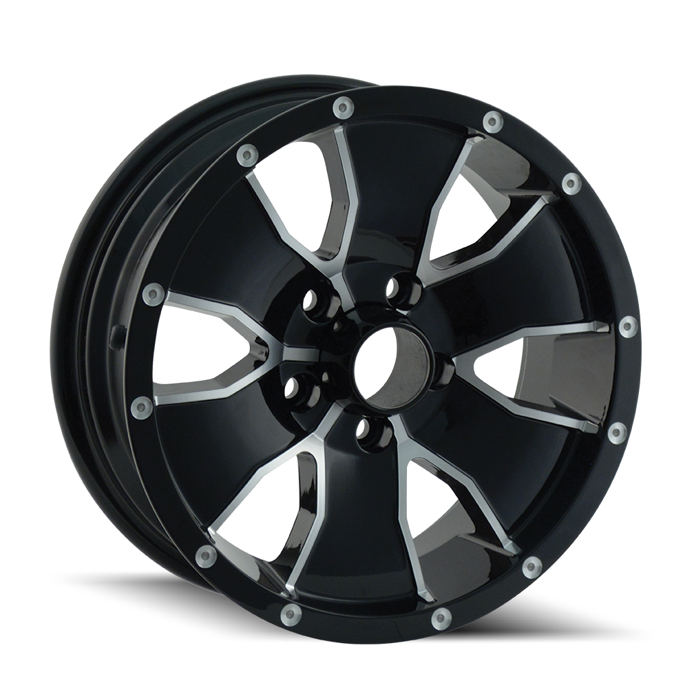Ion Trailer Type 14 14x6 5x114.3 0 83.82 Gloss Black Machined – The ...