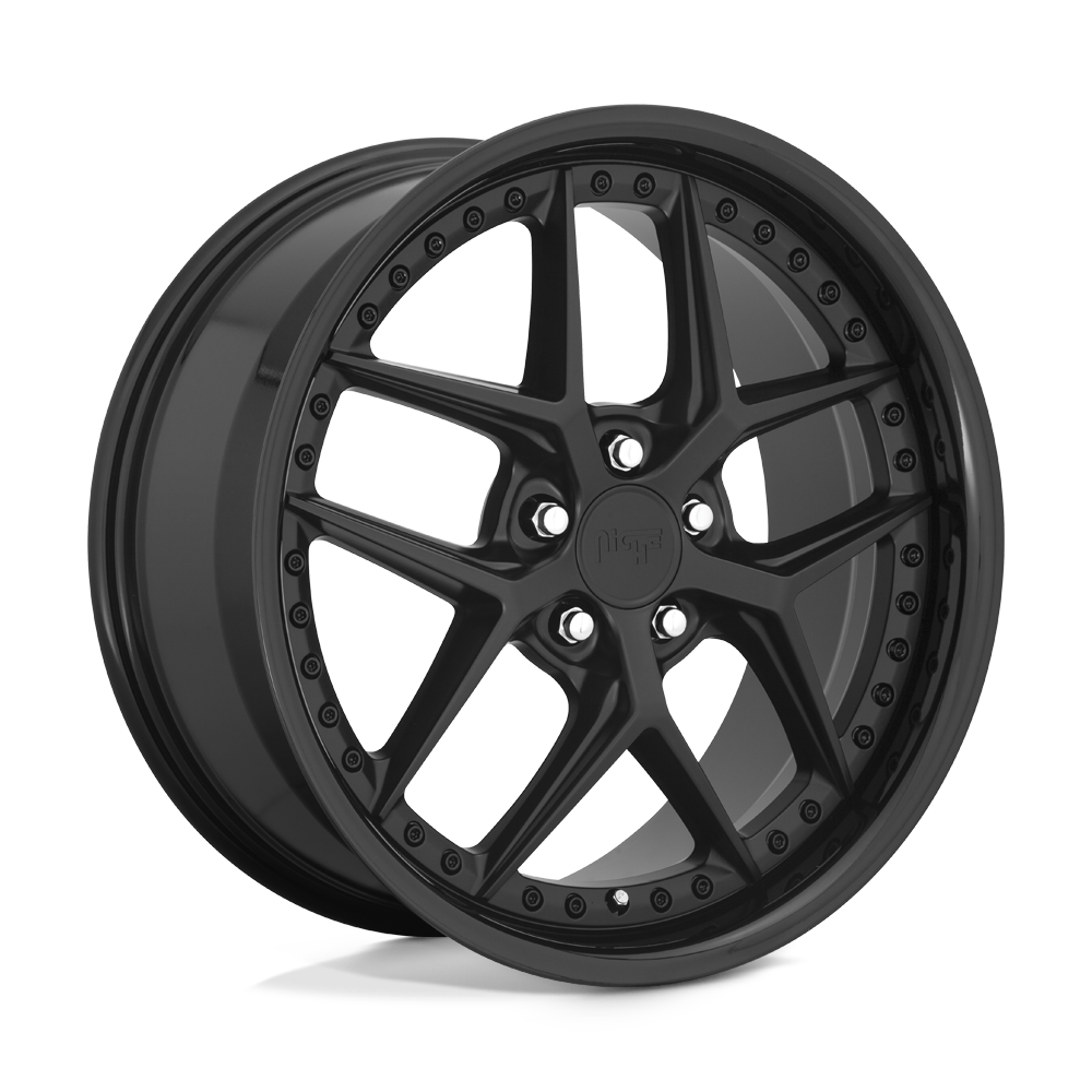 Niche 1PC M226 Vice 19x8.5 5x112 42 66.56 Gloss Black Matte Black