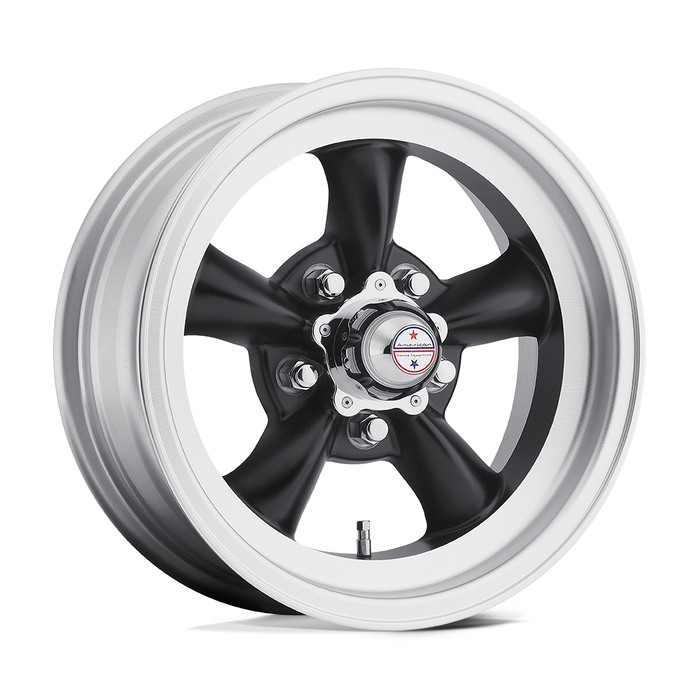 American Racing Vintage VN105 Torq Thrust D 14x6 5x114.3 -2 83.06 Satin Black Machined Lip