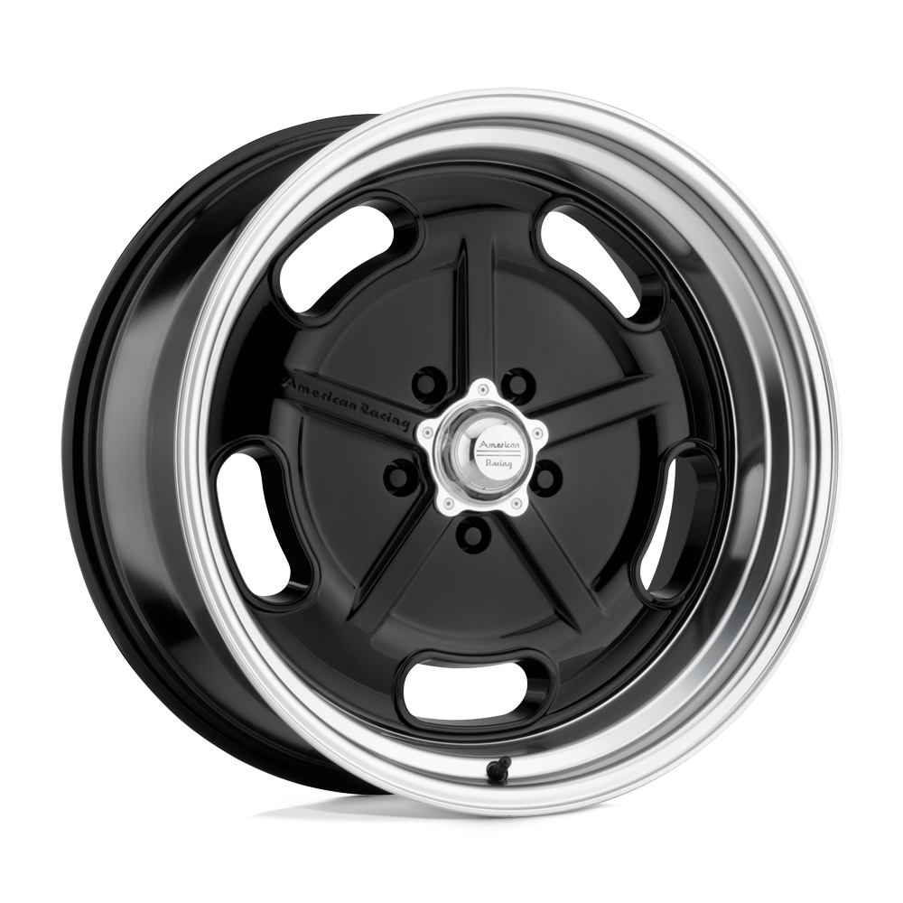 American Racing Vintage VN511 Salt Flat 20x8 5x114.3 0 72.56 Gloss Black Diamond Cut Lip