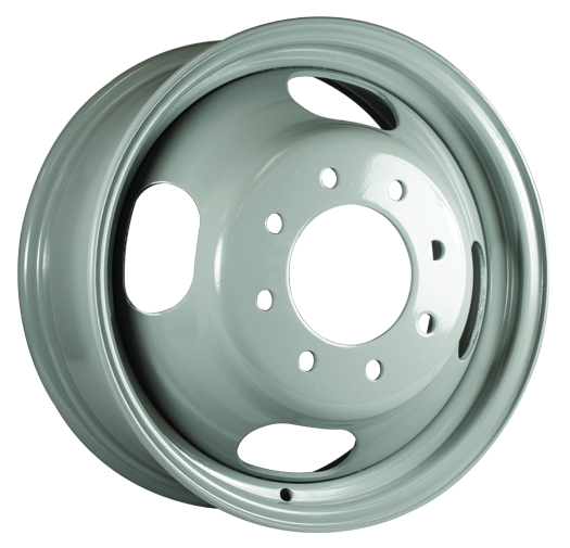 RT STEEL DUALLY WHEEL 16X6.5 8X165.1 127 117 GREY