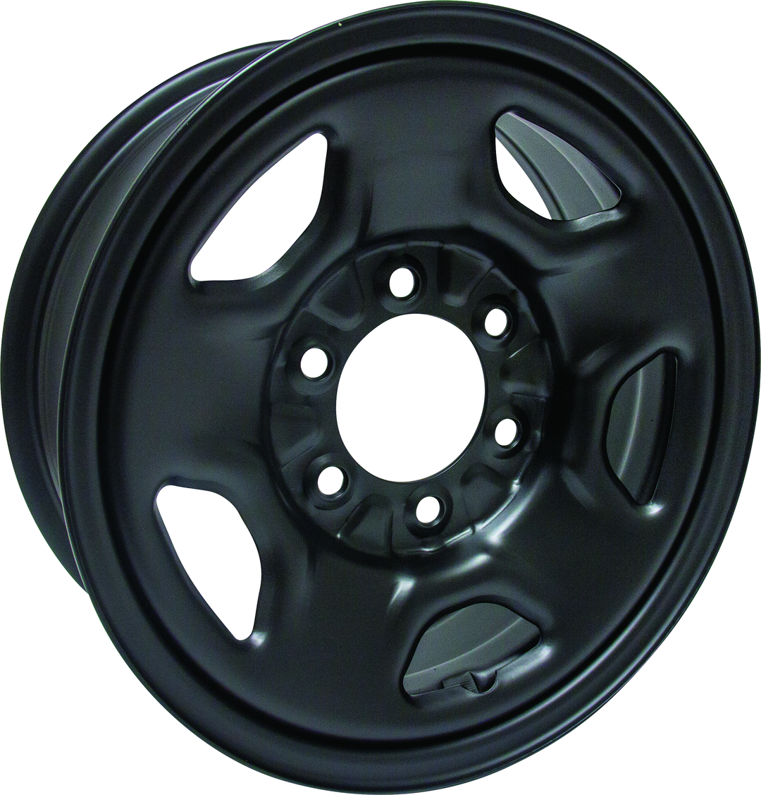 RT STEEL WHEEL 16X6.5 6X139.7 25 100.5 BLACK - TheWheelShop.ca