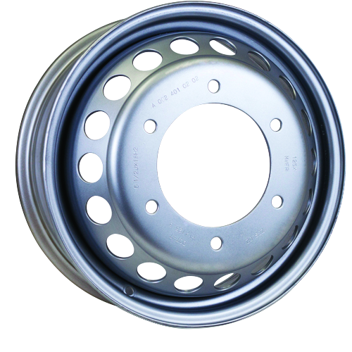 RT STEEL WHEEL 16X6.5 6X205 132 161 GREY - TheWheelShop.ca