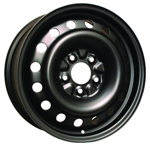 RT STEEL WHEEL 16X6.5 5X115 52 70.3 BLACK - TheWheelShop.ca