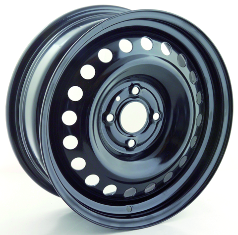 50mm Black, Spinner Wheel with Housing Pair, Plastic, #L-3605