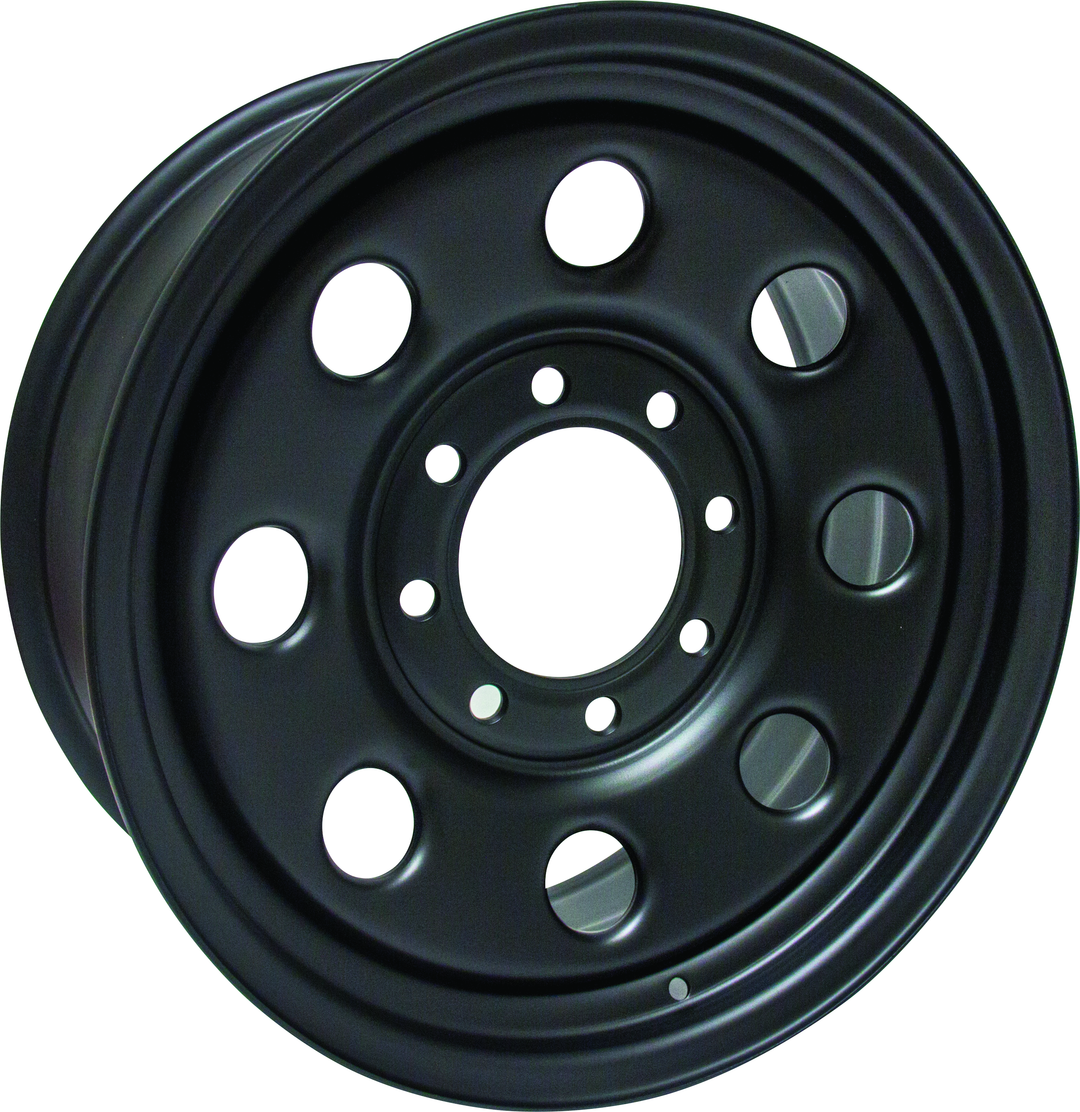 RT STEEL WHEEL 18X8 8X165.1 25 121.3 BLACK - TheWheelShop.ca