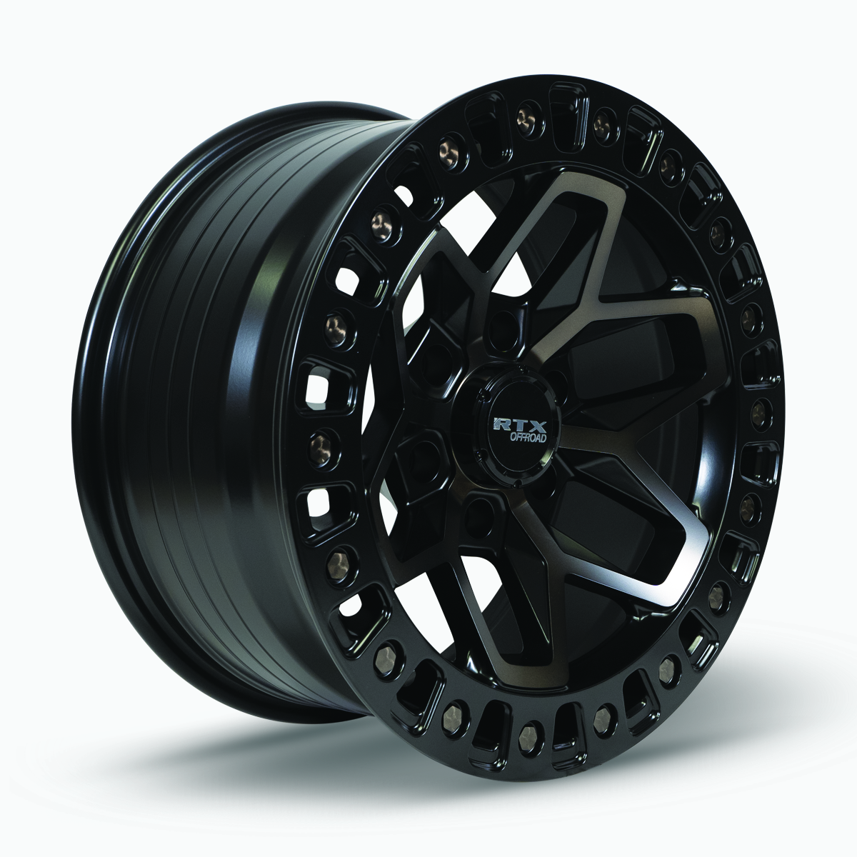 RTX Zion 17x9 6x139.7 0 106.1 Black Machined Tinted Bronze – The Wheel ...