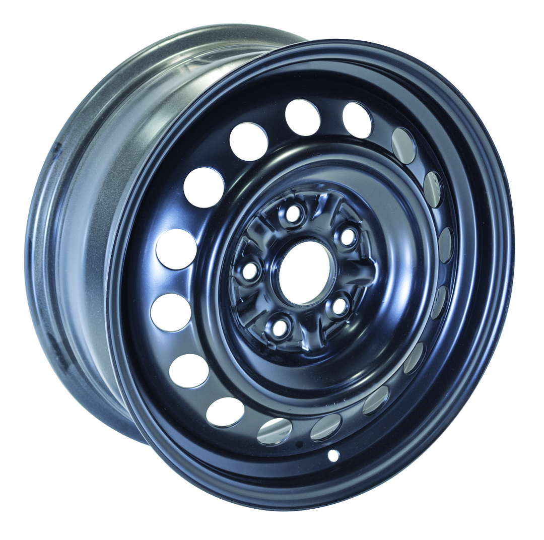 RT STEEL WHEEL 16X6.5 5X114.3 40 60.1 BLACK - TheWheelShop.ca