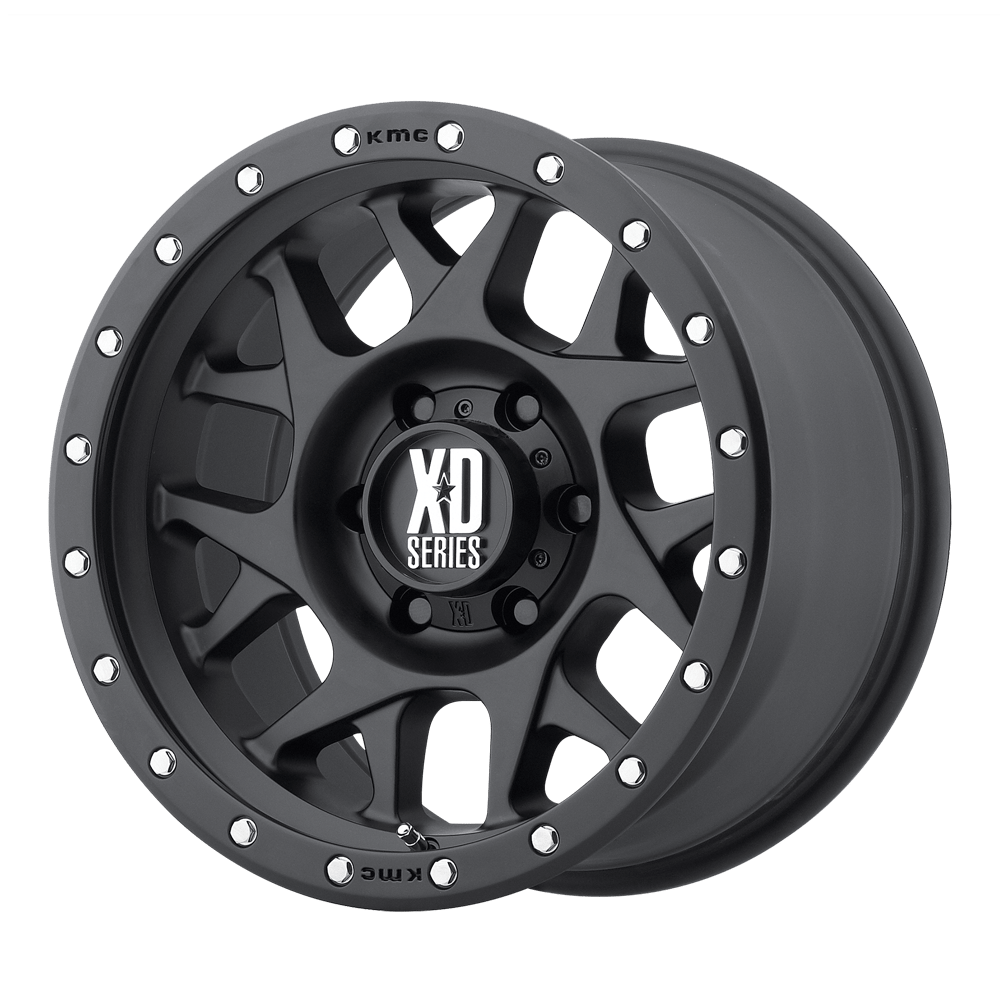 XD WHEELS XD127 BULLY 20X9 6X135 0 87.1 SATIN BLACK WITH REINFORCING RING