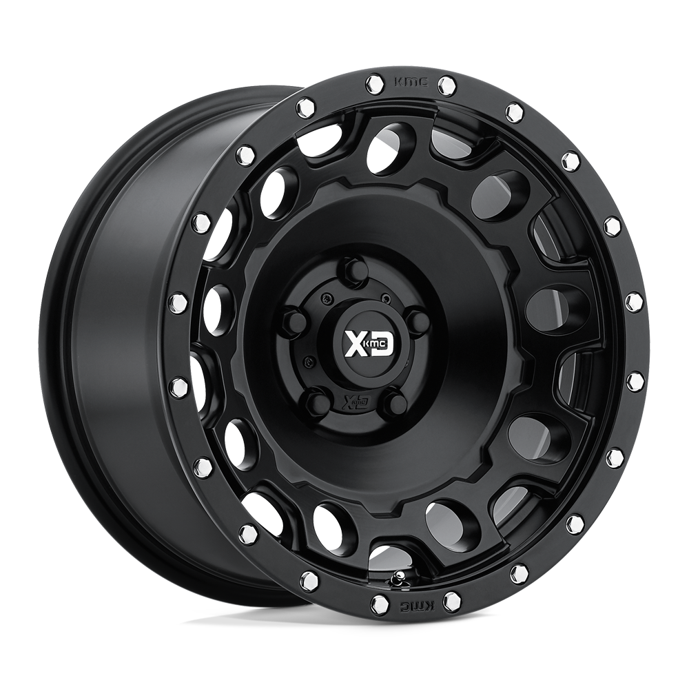 XD WHEELS XD129 HOLESHOT 20X10 6X139.7 -24 106.1 SATIN BLACK