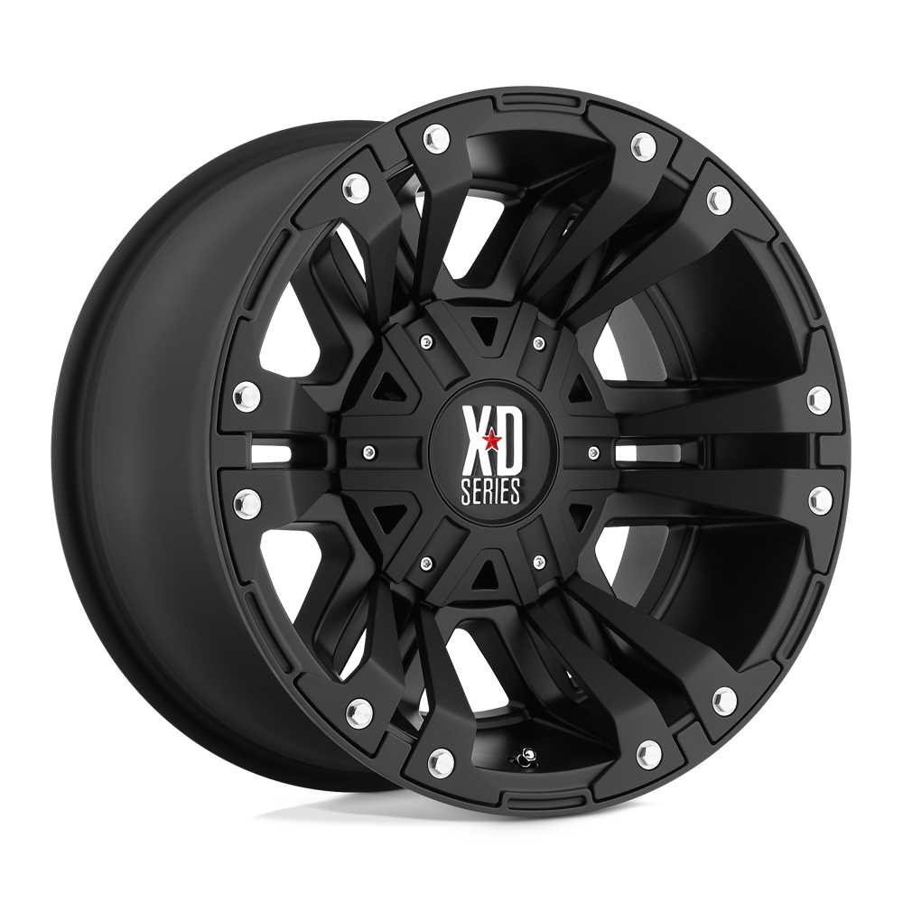 XD WHEELS XD822 MONSTER II 17X9 6X135 / 6X139.7 18 106.1 MATTE BLACK
