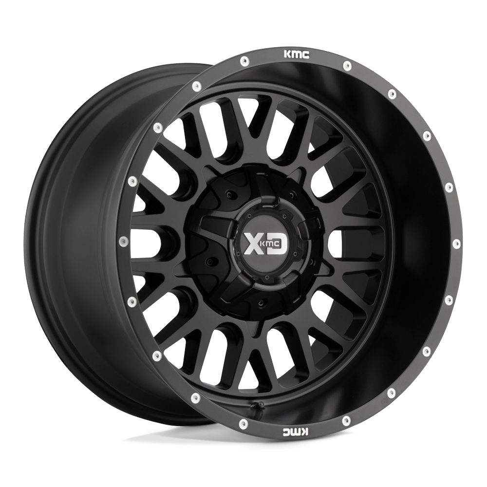 XD WHEELS XD842 SNARE 20X9 6X135 / 6X139.7 0 106.1 SATIN BLACK