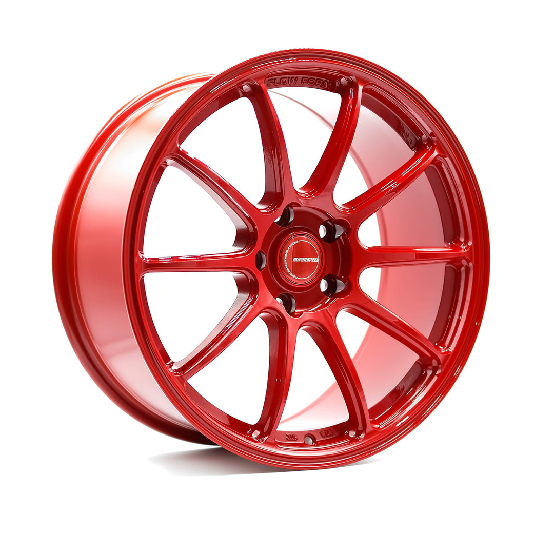 SUPERSPEED FLOW FORM RF03RR 18X8.5 5X114.3 45 73.1 HYPER RED
