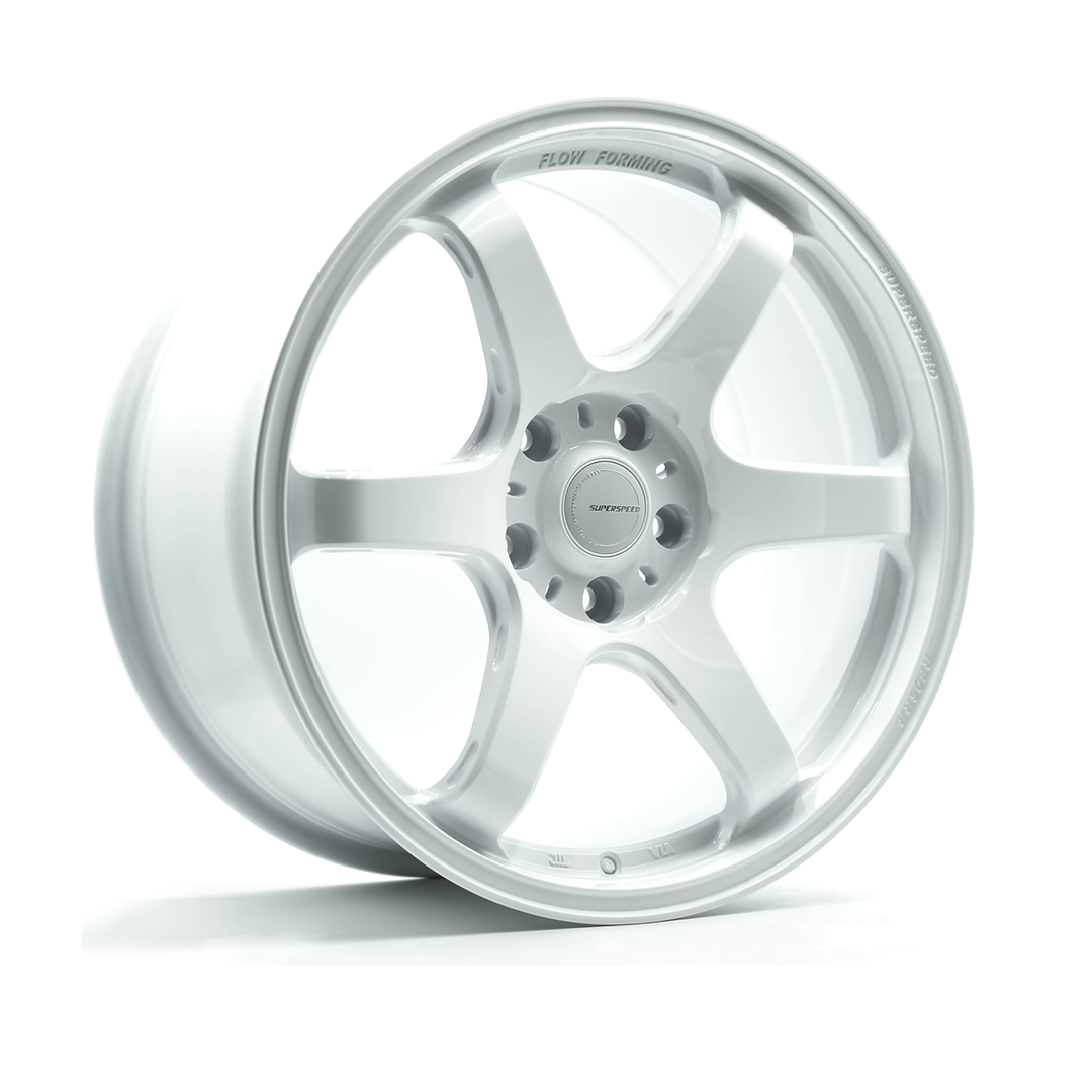 Superspeed Flow Form RF06RR 18x9.5 5x100 42 73.1 Speed White - Full Paint