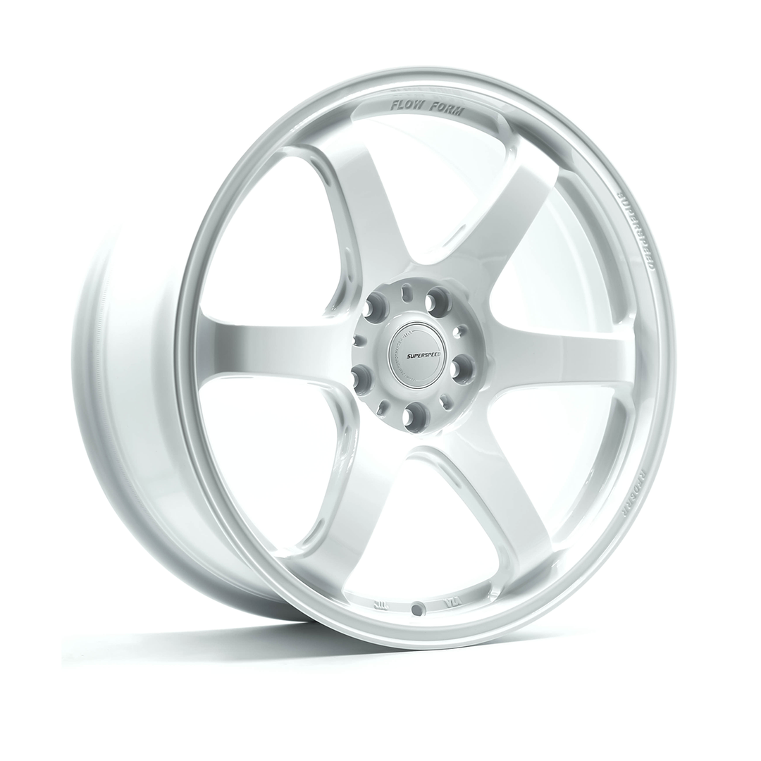 SUPERSPEED FLOW FORM RF06RR 19X8.5 5X114.3 35 73.1 SPEED WHITE - FULL PAINT