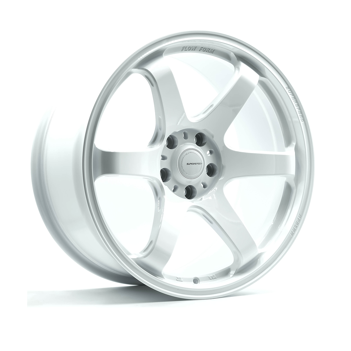 Superspeed Flow Form Rf06rr 19x9.5 5x114.3 22 73.1 Speed White - Full ...