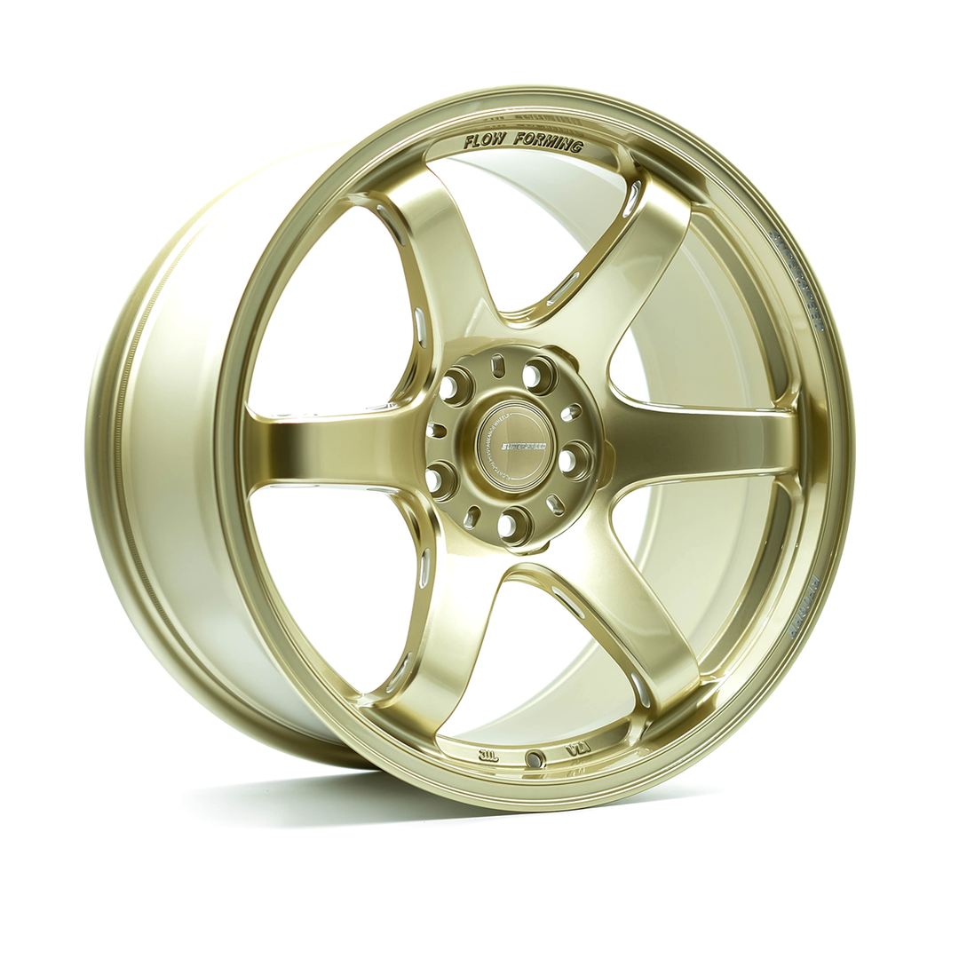 SUPERSPEED FLOW FORM RF06RR 18X9.5 5X114.3 38 73.1 GOLD