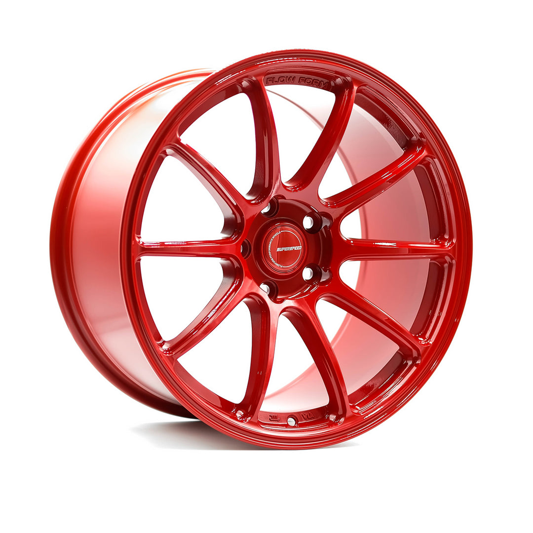 SUPERSPEED FLOW FORM RF03RR 18X9.5 5X114.3 38 73.1 HYPER RED