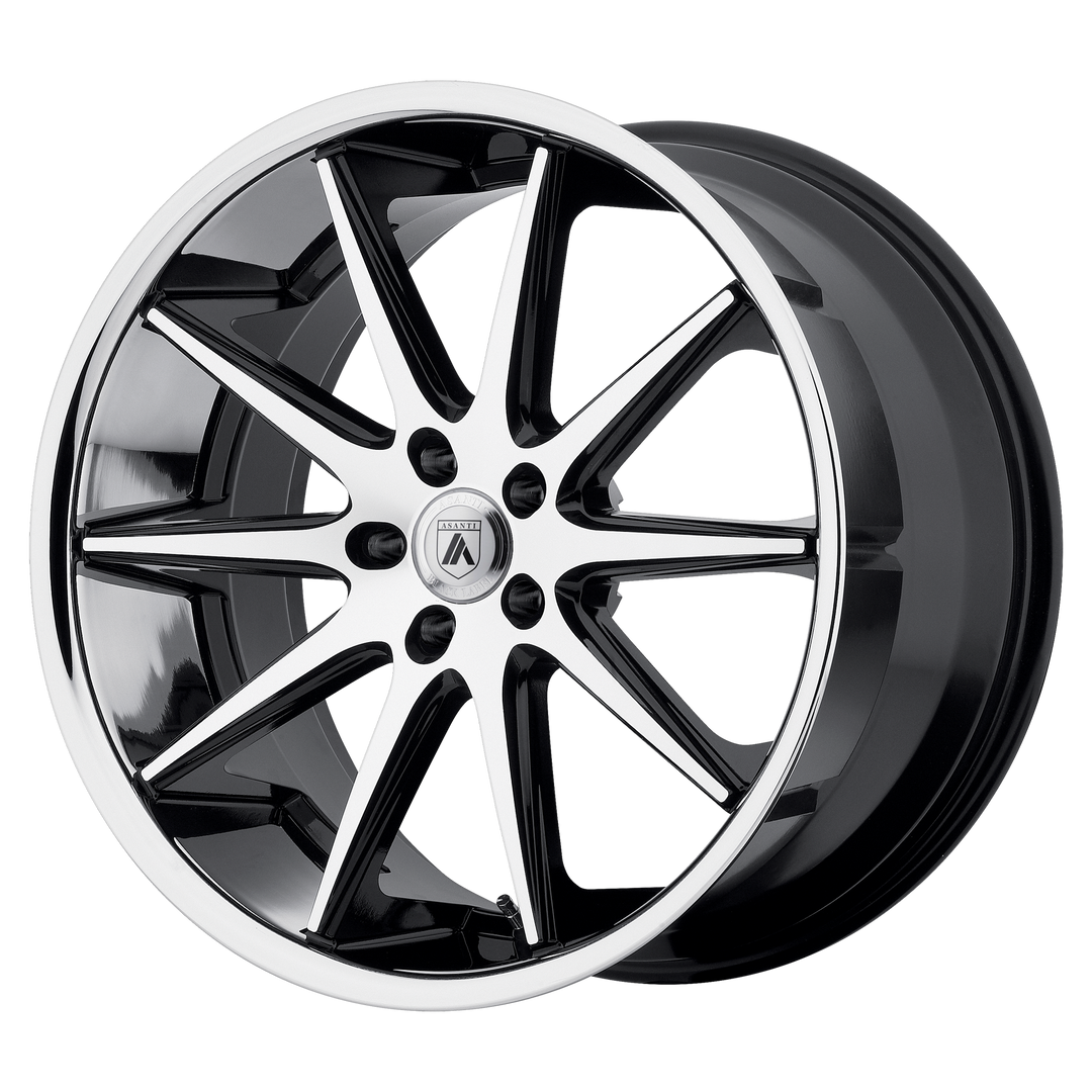 ASANTI WHEELS BLACK LABEL ABL-4 CAPELLA 20X10 5X114.3 38 74.1 MACHINED FACE SS LIP