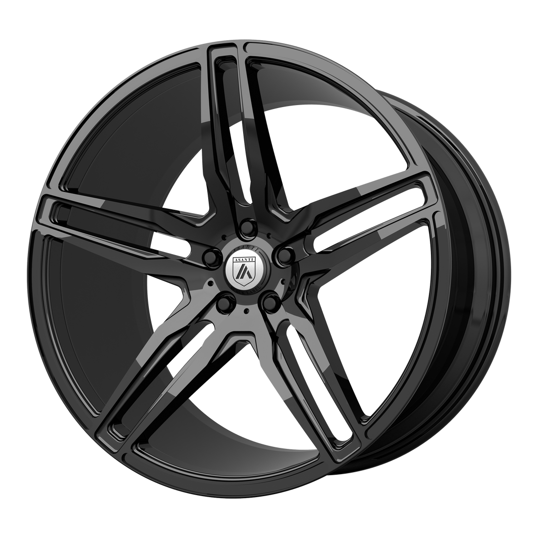 ASANTI WHEELS BLACK LABEL ABL-12 ORION 22X10.5 5X115 25 72.56 GLOSS BLACK