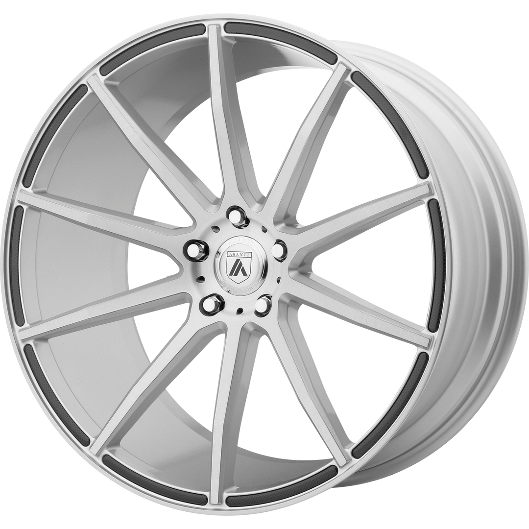 ASANTI WHEELS BLACK LABEL ABL-20 ARIES 20X10 5X114.3 40 72.56 BRUSHED SILVER