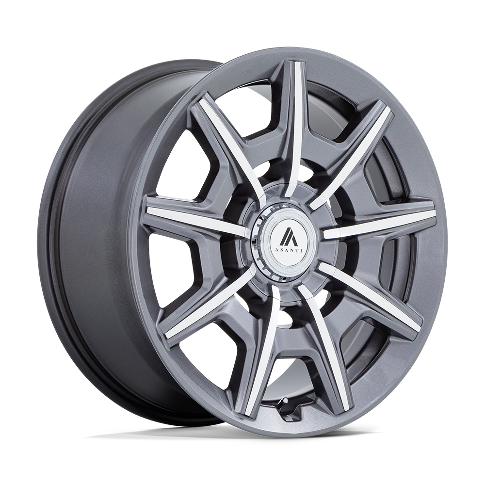 Asanti Black ABL-41 Esquire 22x10.5 5x108 / 5x114.3 45 72.6 Gloss Anthracite Bright Machined