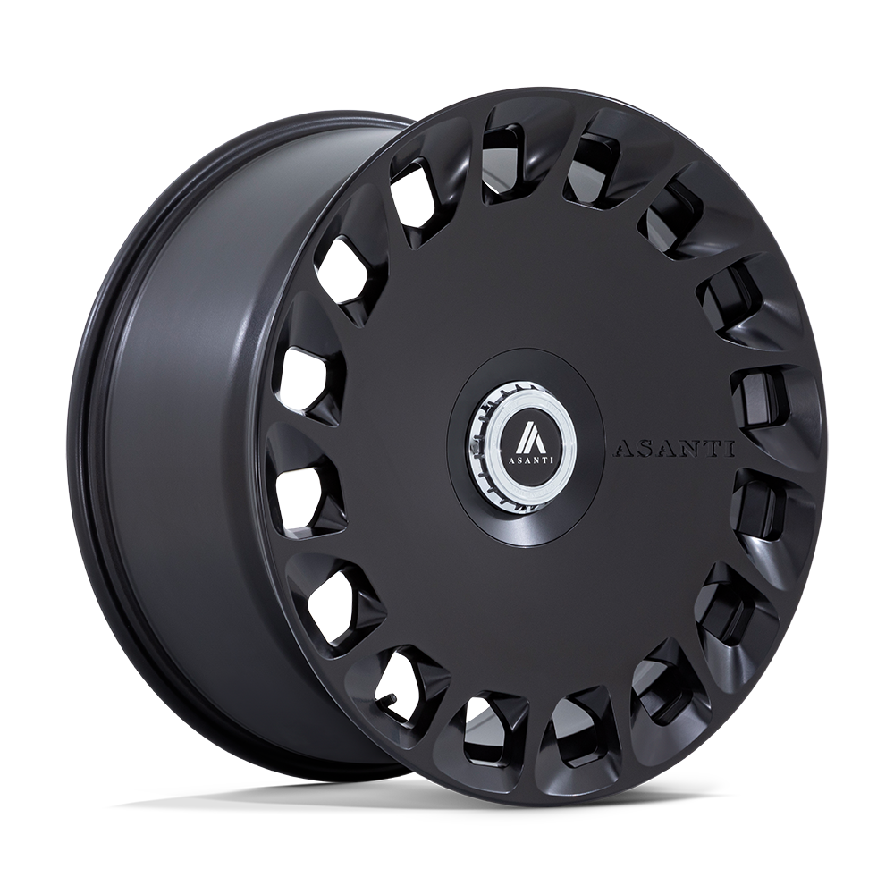 Asanti Black ABL-45 Aristocrat 22x10.5 5x108 / 5x114.3 45 72.56 Matte Black