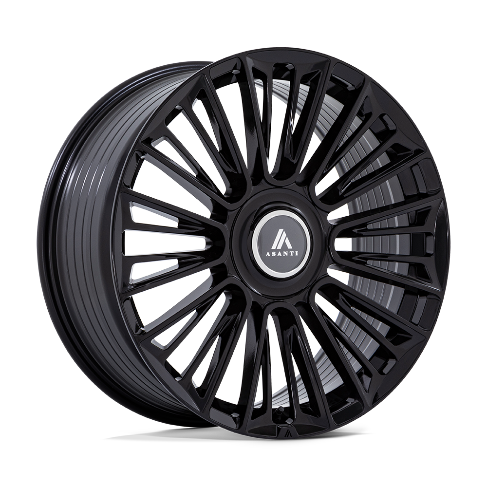 Asanti Black Ab049 Premier 22x9.5 5x120 / 5x127 30 74.1 Gloss Black