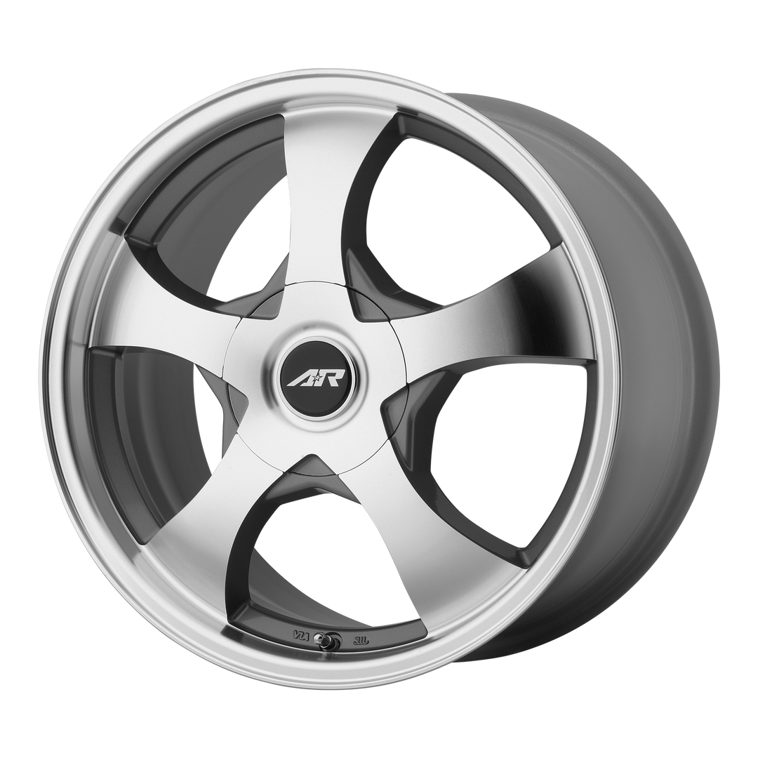 AMERICAN RACING AR895 14X6 5X100 / 5X114.3 35 72.56 DARK SILVER MACHINED