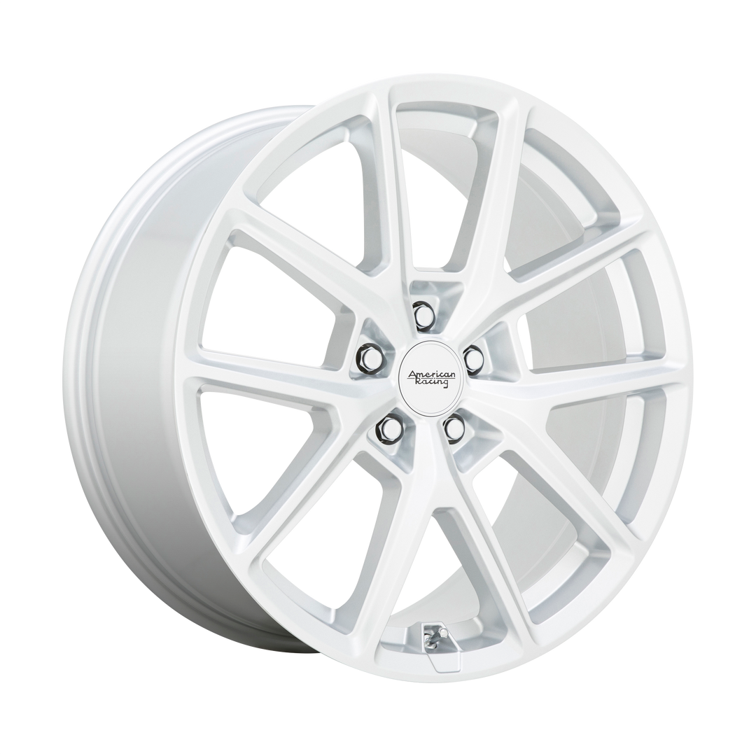 AMERICAN RACING AR943 18X8 5X120 35 74.1 HYPER SILVER