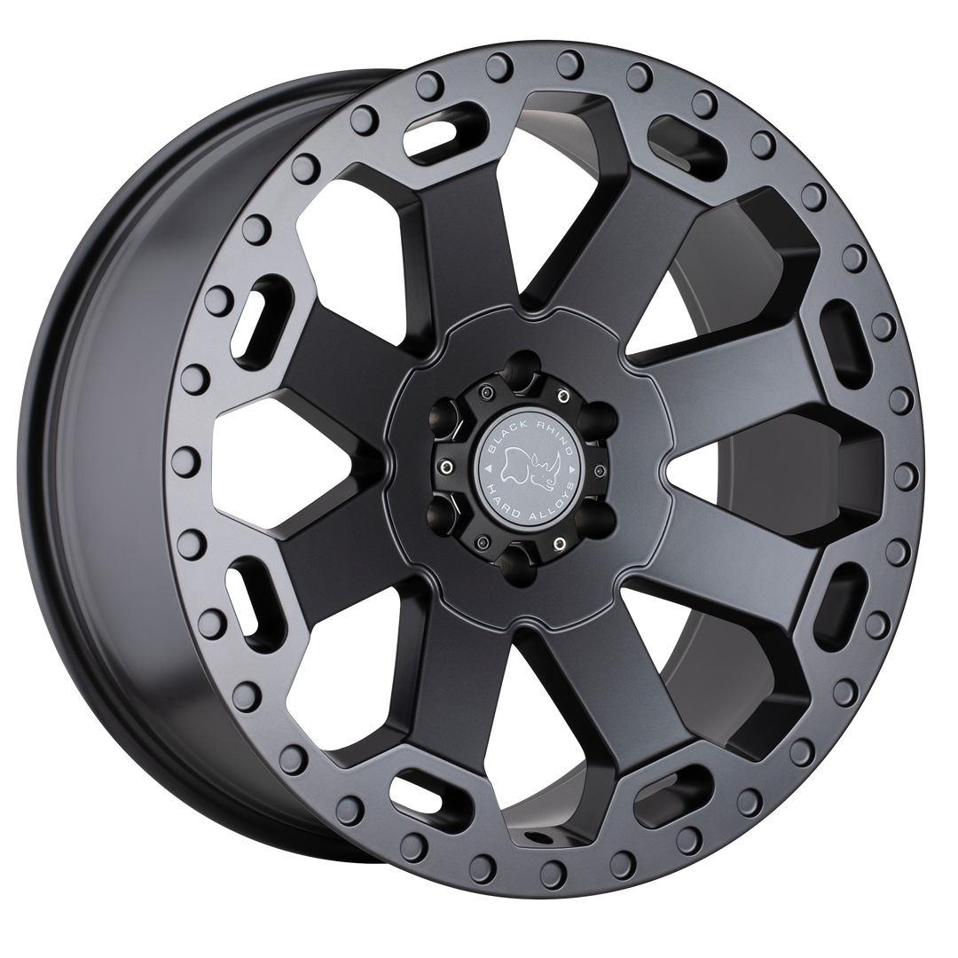 BLACK RHINO WARLORD 17X9 6X120 12 67.06 MATTE GUNMETAL