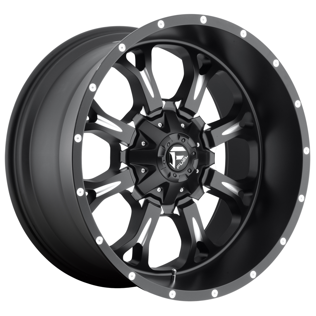 FUEL OFF-ROAD D517 KRANK 20X10 8X180 -12 125.1 MATTE BLACK MILLED