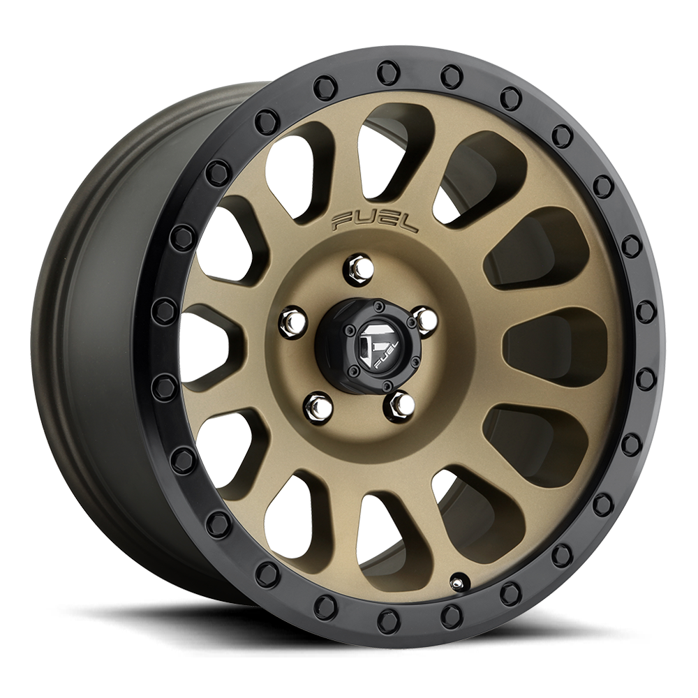 FUEL UTV OFF-ROAD D600 VECTOR 14X7 4X137 38 110.1 MATTE BRONZE BLACK BEAD RING