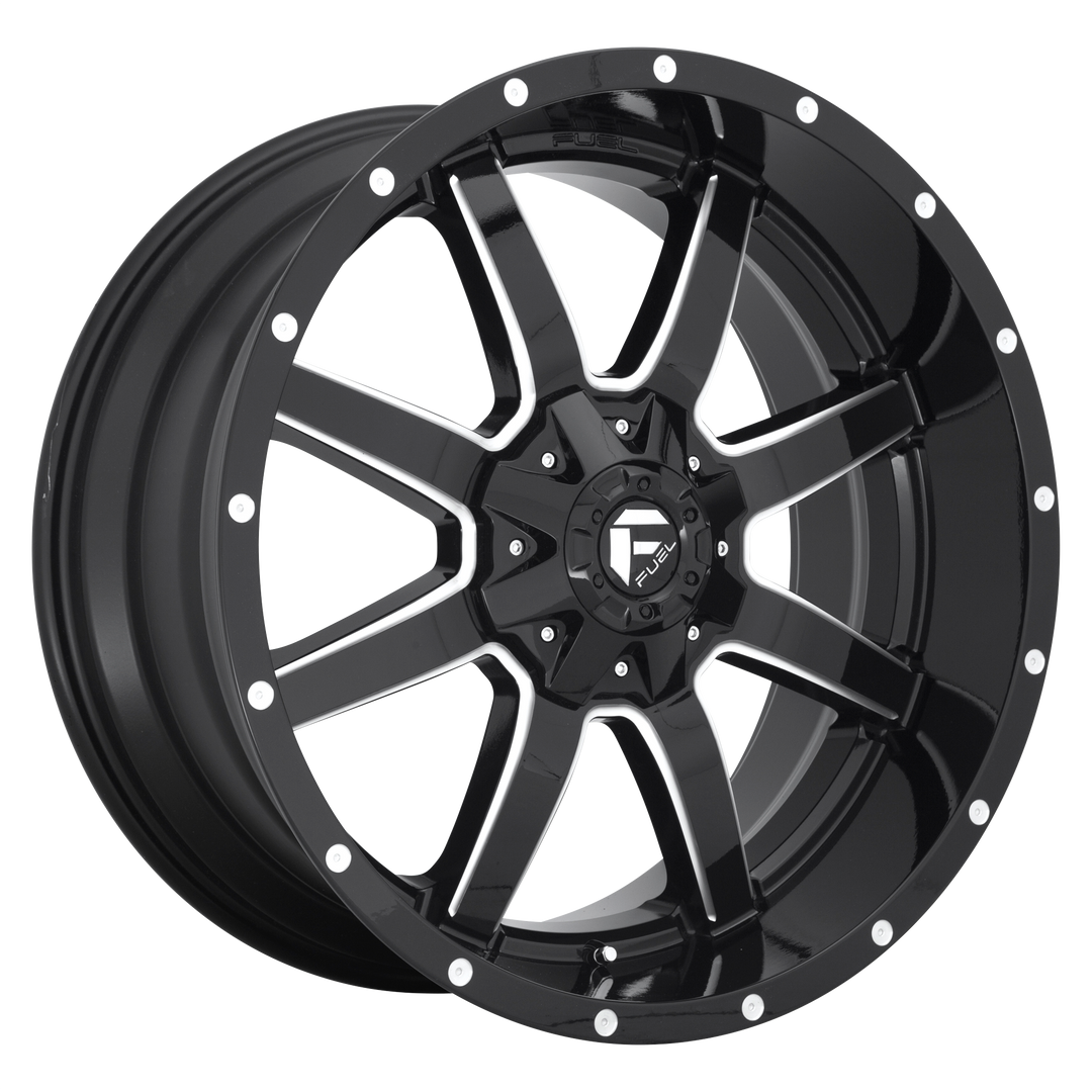 FUEL OFF-ROAD D610 MAVERICK 17X8.5 5X108 / 5X127 25 71.5 GLOSS BLACK MILLED