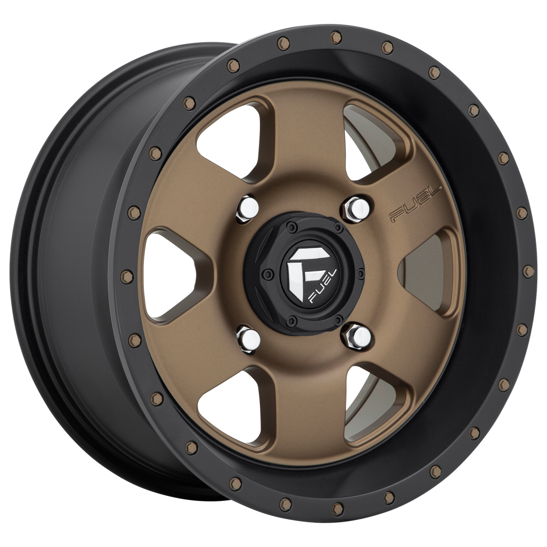 FUEL OFF-ROAD D617 PODIUM 20X9 6X139.7 20 108 MATTE BRONZE BLACK BEAD RING