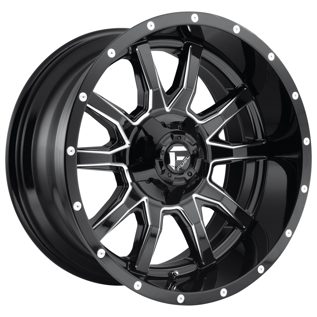 FUEL OFF-ROAD D627 VANDAL 17X9 5X114.3 / 5X127 -12 78.1 GLOSS BLACK MILLED