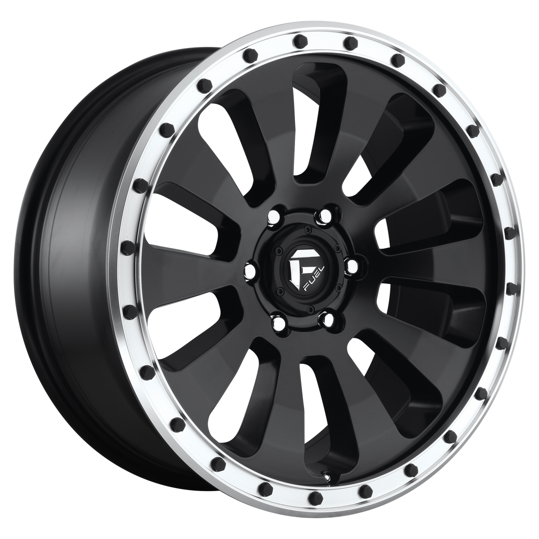 FUEL OFF-ROAD D629 TACTIC 17X9 5X127 -12 78.1 MATTE BLACK MACHINED RING