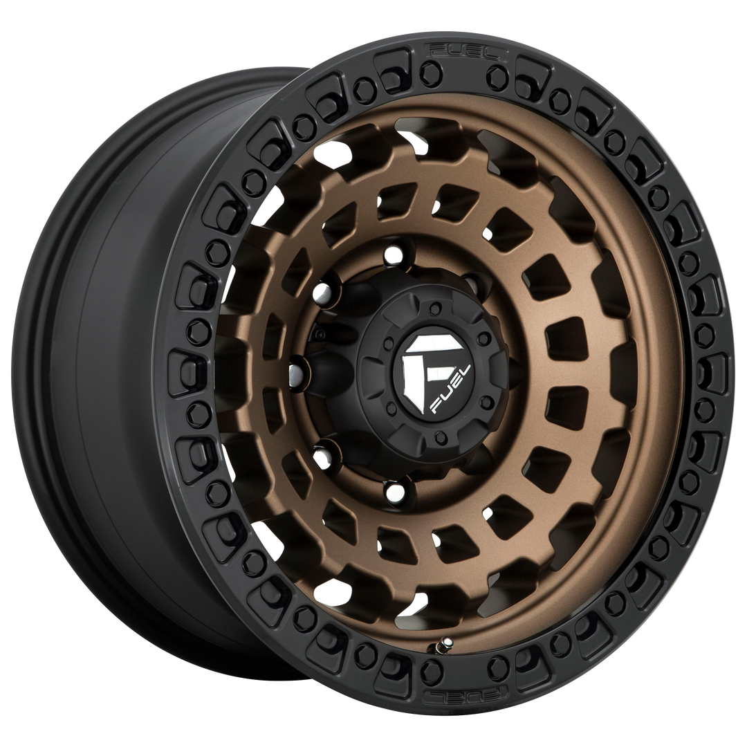 FUEL OFF-ROAD D634 ZEPHYR 17X8 5X114.3 38 56.5 MATTE BRONZE BLACK BEAD RING