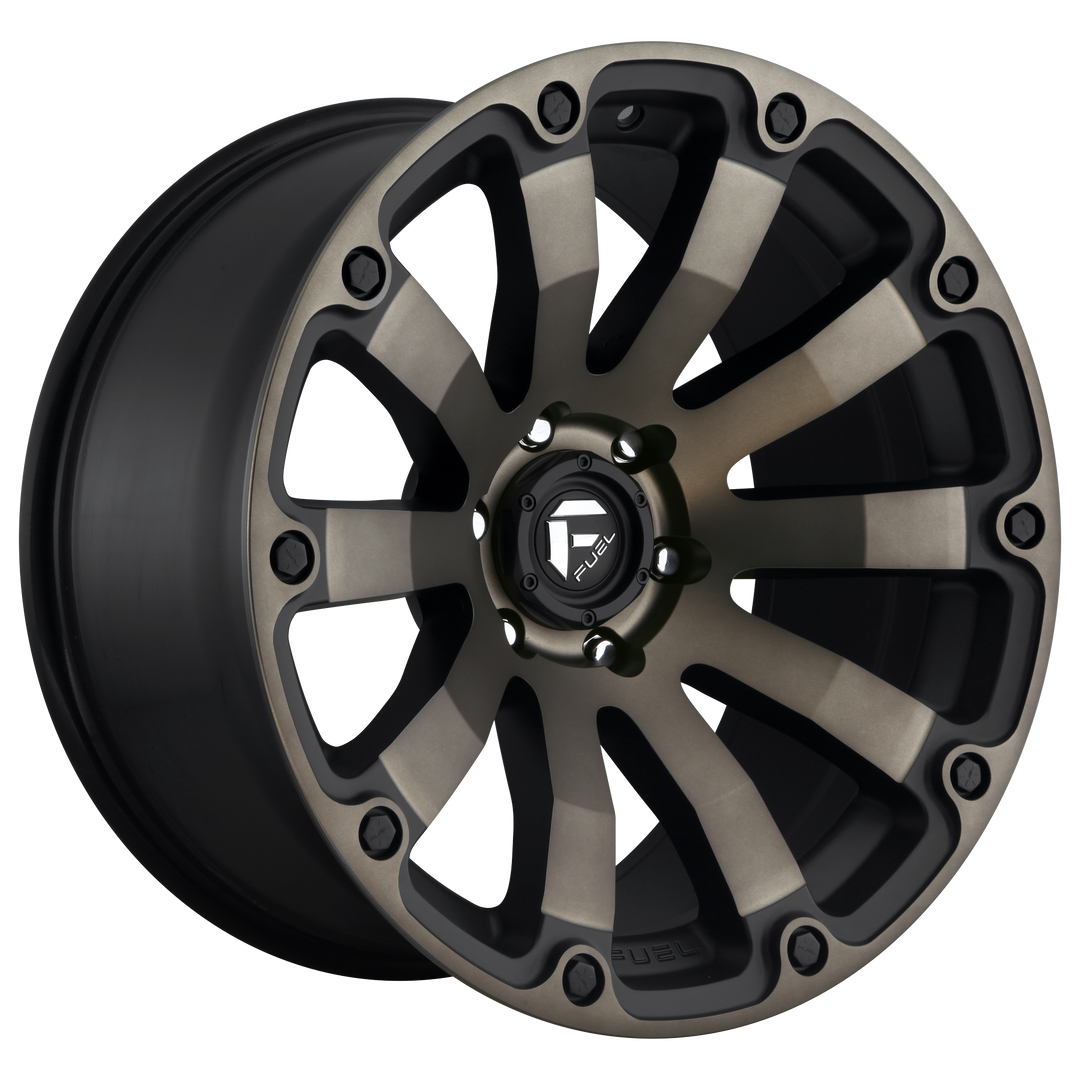 FUEL OFF-ROAD D636 DIESEL 20X10 5X127 -18 78.1 MATTE BLACK DOUBLE DARK TINT