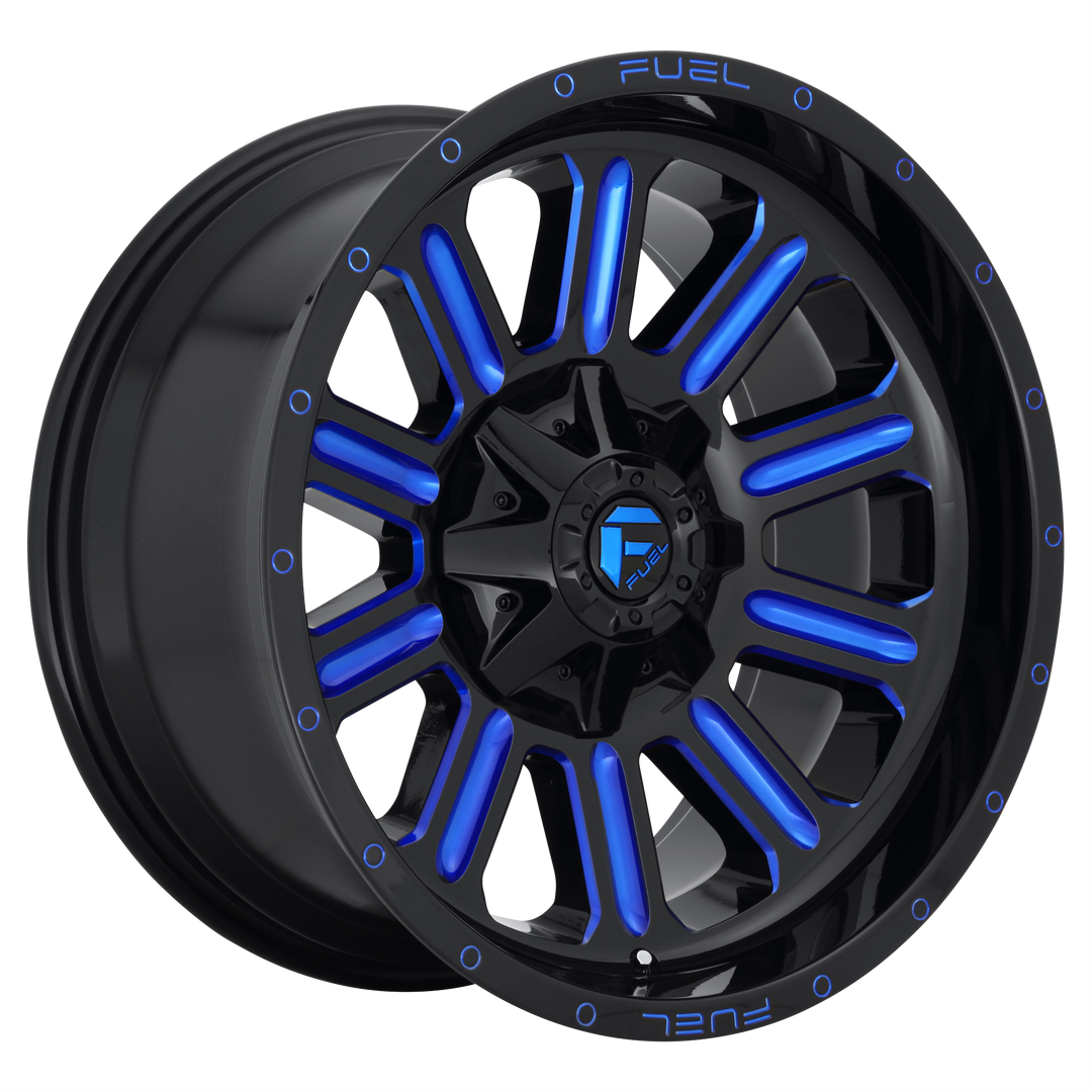 FUEL OFF-ROAD D646 HARDLINE 20X9 8X170 1 125.1 GLOSS BLACK BLUE TINTED CLEAR