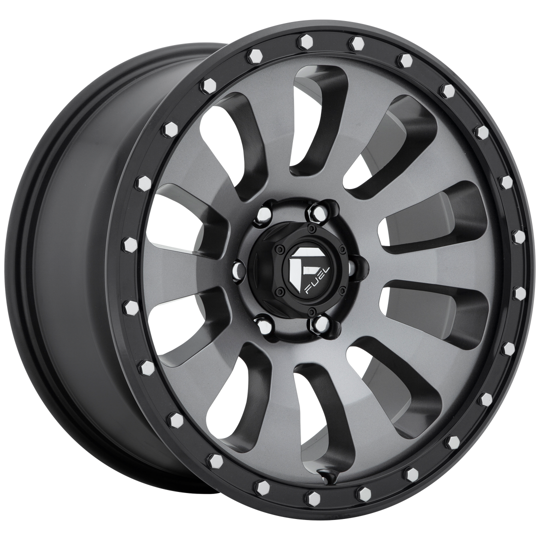 FUEL OFF-ROAD D648 TACTIC 20X9 5X127 20 71.5 MATTE GUN METAL BLACK BEAD RING