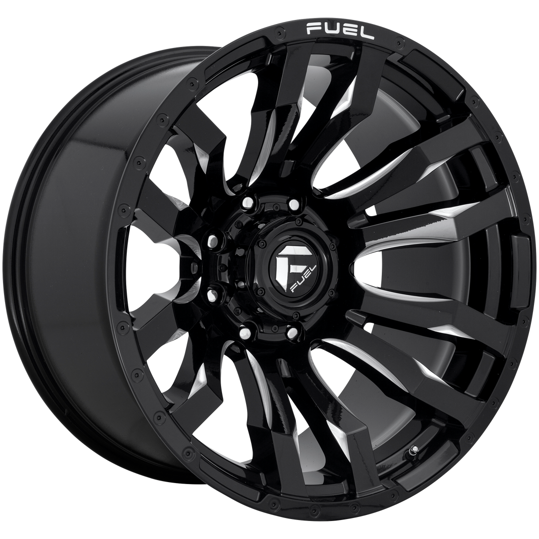 FUEL OFF-ROAD D673 BLITZ 17X9 8X180 1 124.2 GLOSS BLACK MILLED