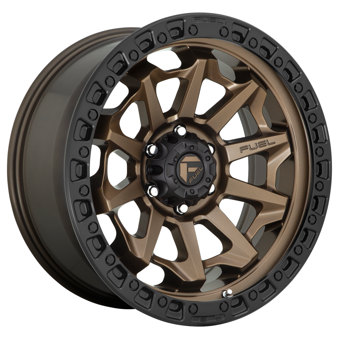 FUEL OFF-ROAD D696 COVERT 20X10 5X127 -18 71.5 MATTE BRONZE BLACK BEAD RING