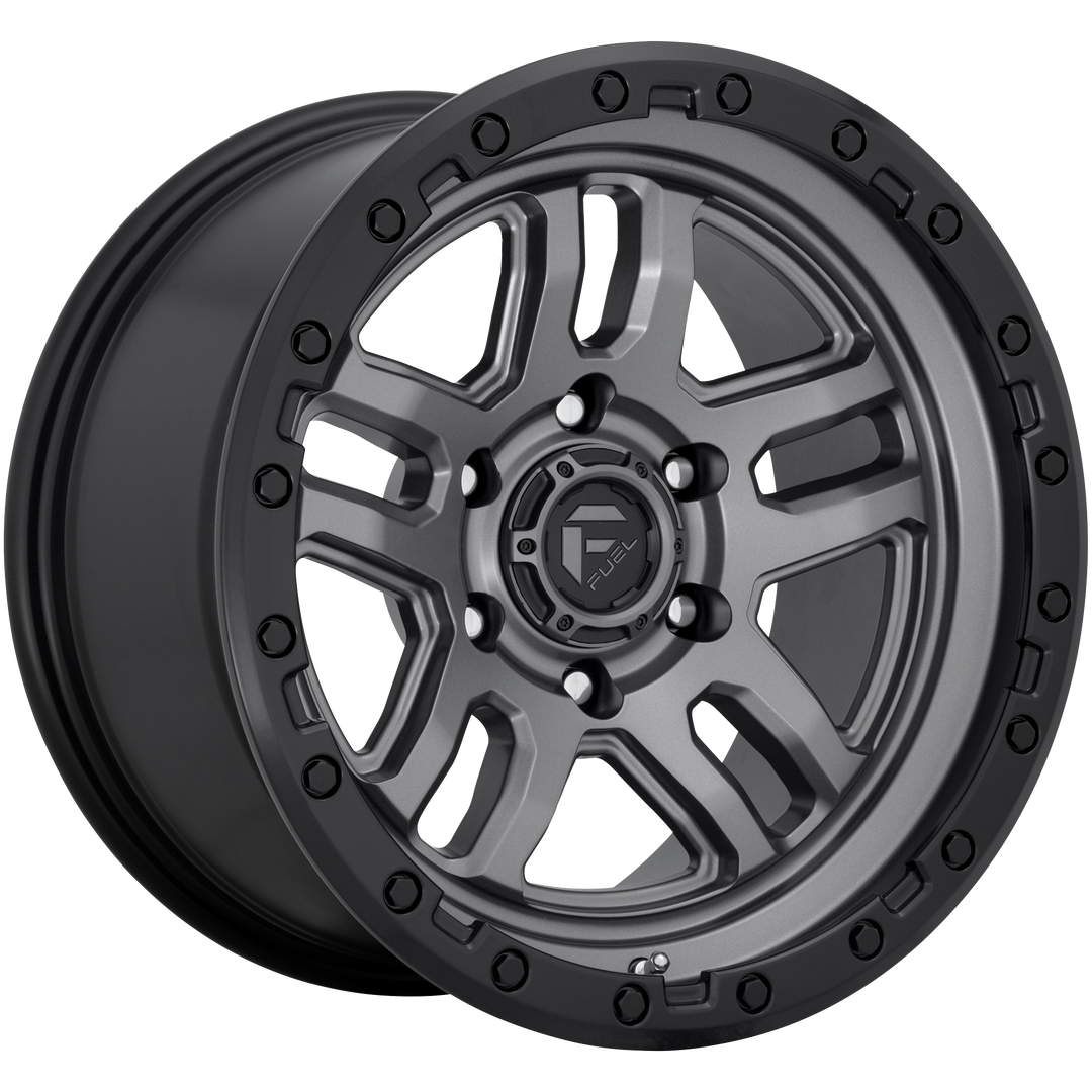FUEL OFF-ROAD D701 AMMO 20X9 6X139.7 1 106.1 MATTE GUN METAL BLACK BEAD RING