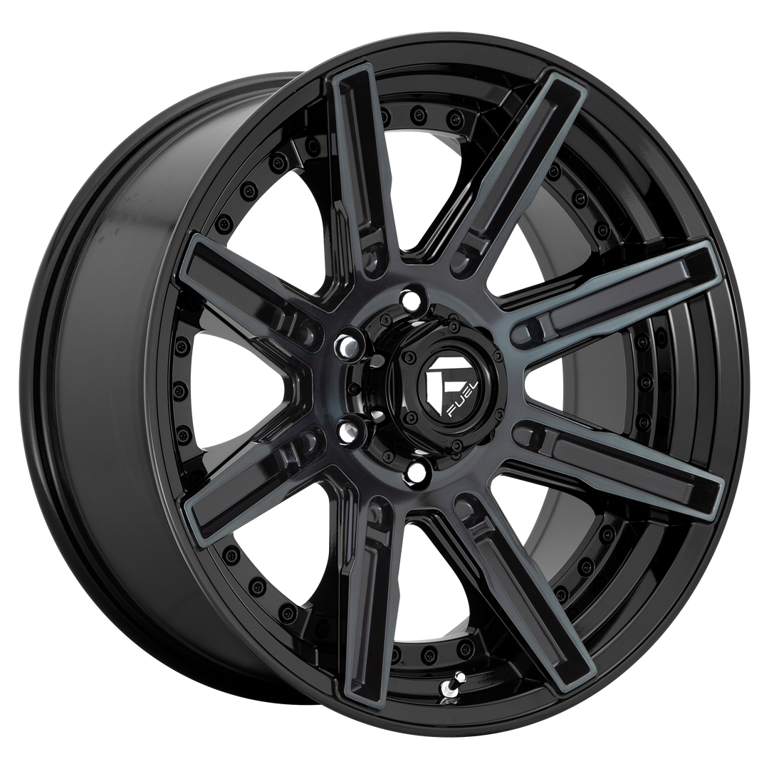 FUEL OFF-ROAD D708 ROGUE 20X10 8X170 -18 125.1 GLOSS MACHINED DOUBLE DARK TINT