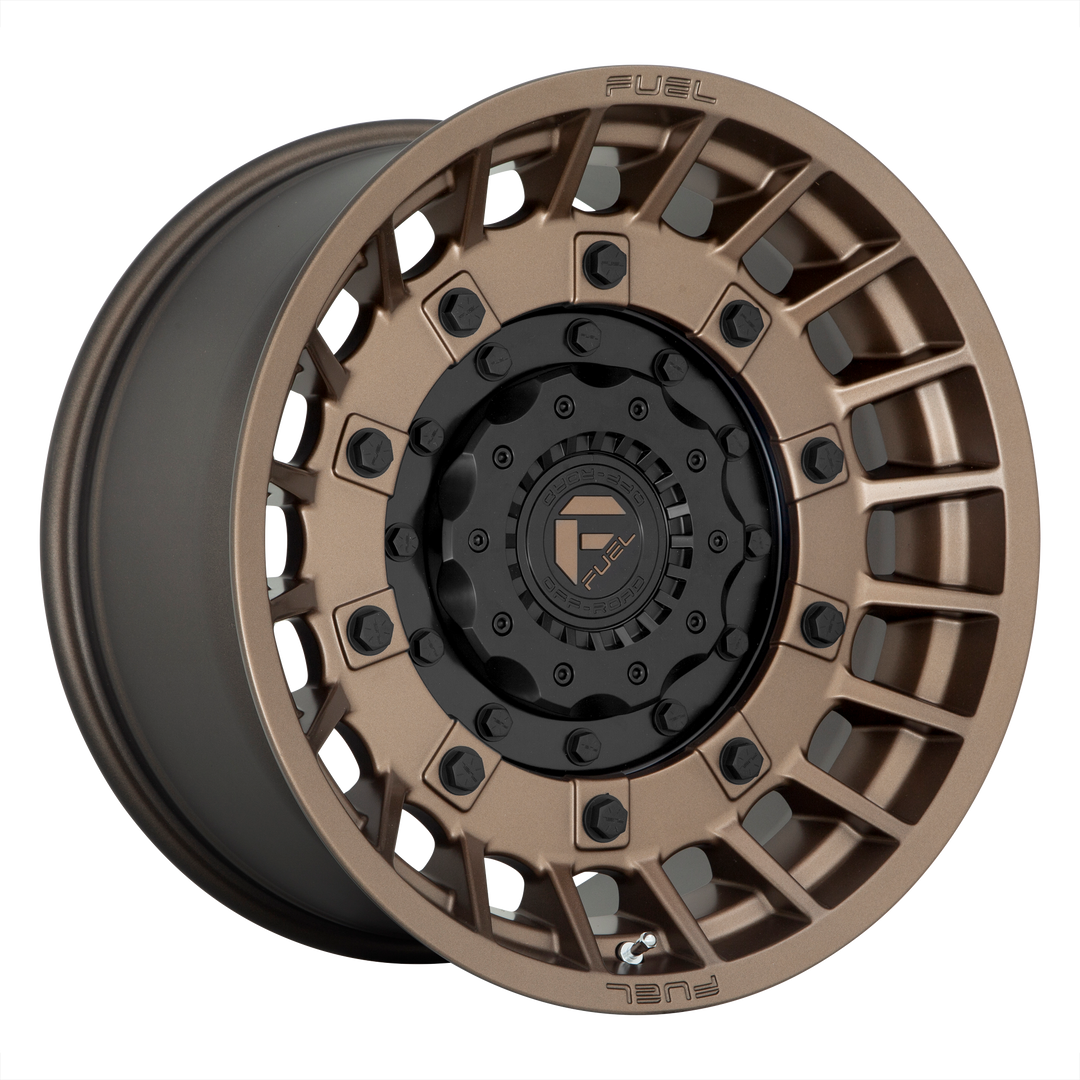 FUEL OFF-ROAD D725 MILITIA 17X9 5X114.3 / 5X127 -12 78.1 MATTE BRONZE & BLACK