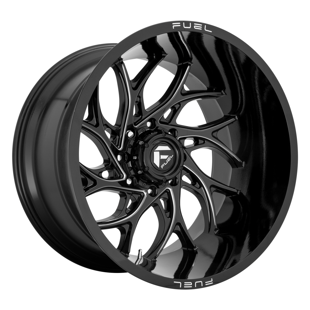 FUEL OFF-ROAD D741 RUNNER 20X8.25 8X200 -202 142 GLOSS BLACK MILLED