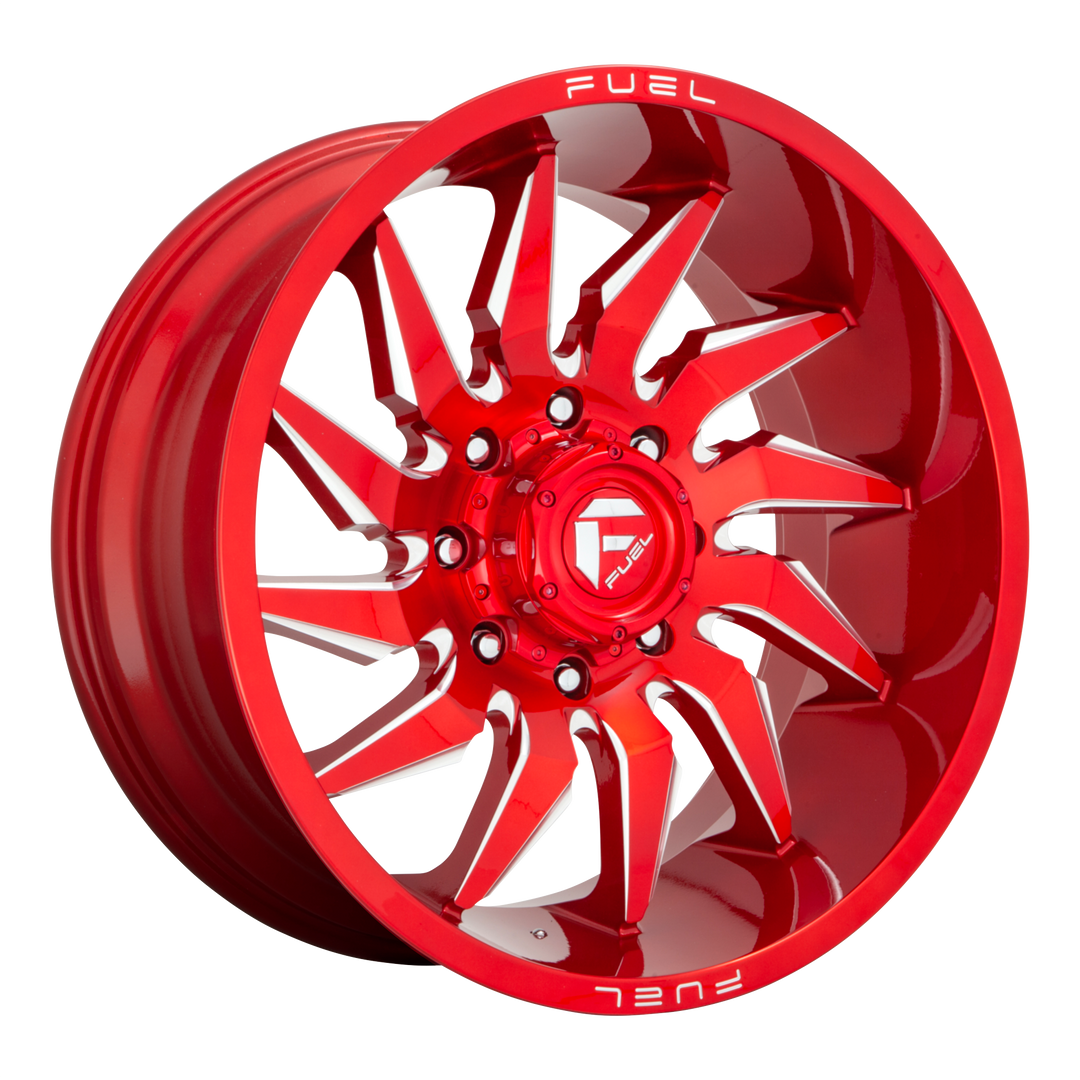 FUEL OFF-ROAD D745 SABER 20X10 5X150 -18 110.1 CANDY RED MILLED