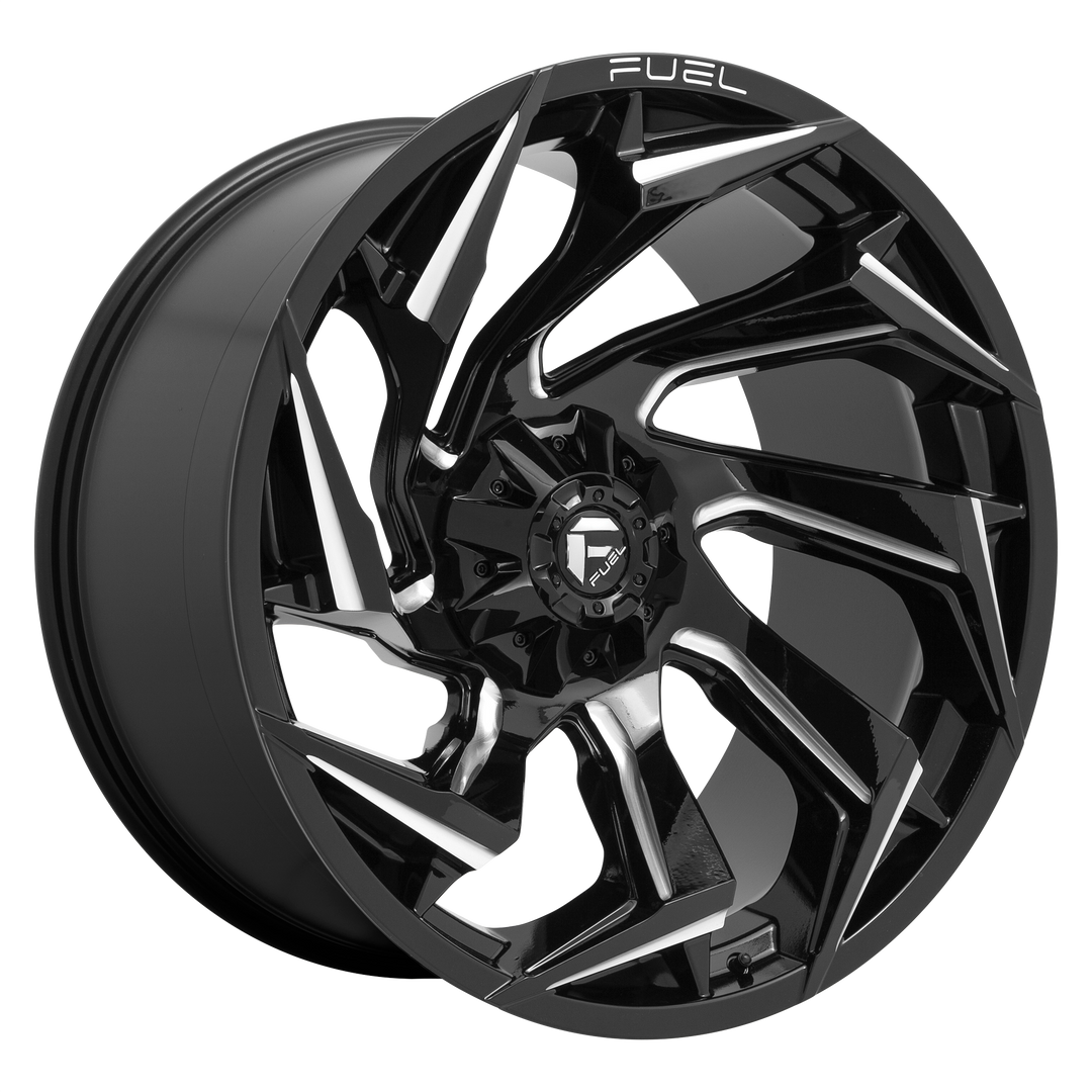 FUEL OFF-ROAD D753 REACTION 15X8 5X114.3 / 5X120.65 -18 72.56 GLOSS BLACK MILLED